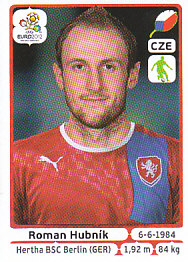 Roman Hubnik Czech Republic samolepka EURO 2012 #145